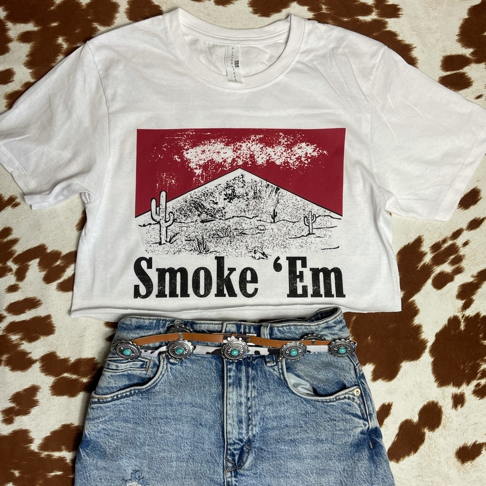 Smoke em Marlboro crop top